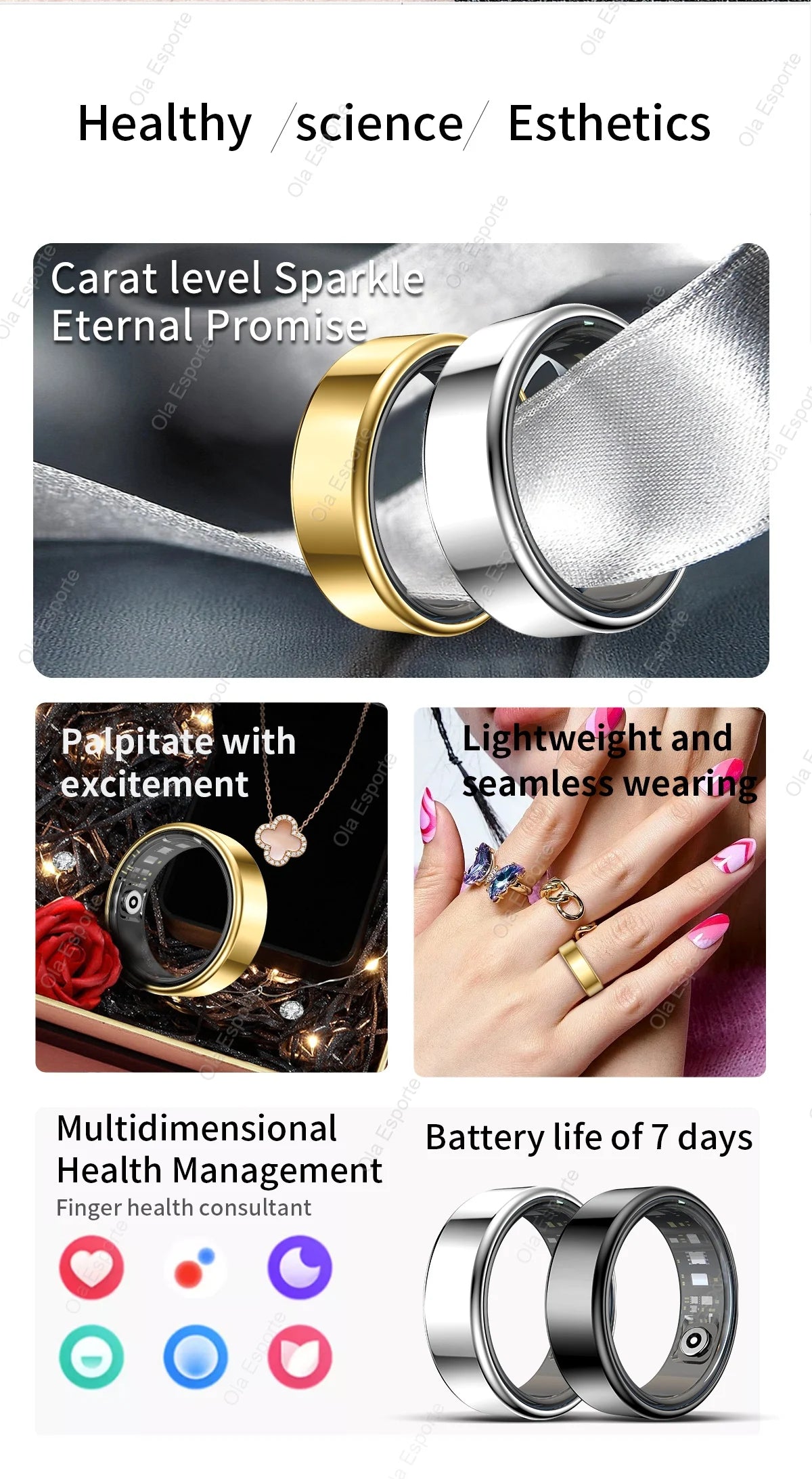Tecaras™ Smart Ring: Style Meets Health