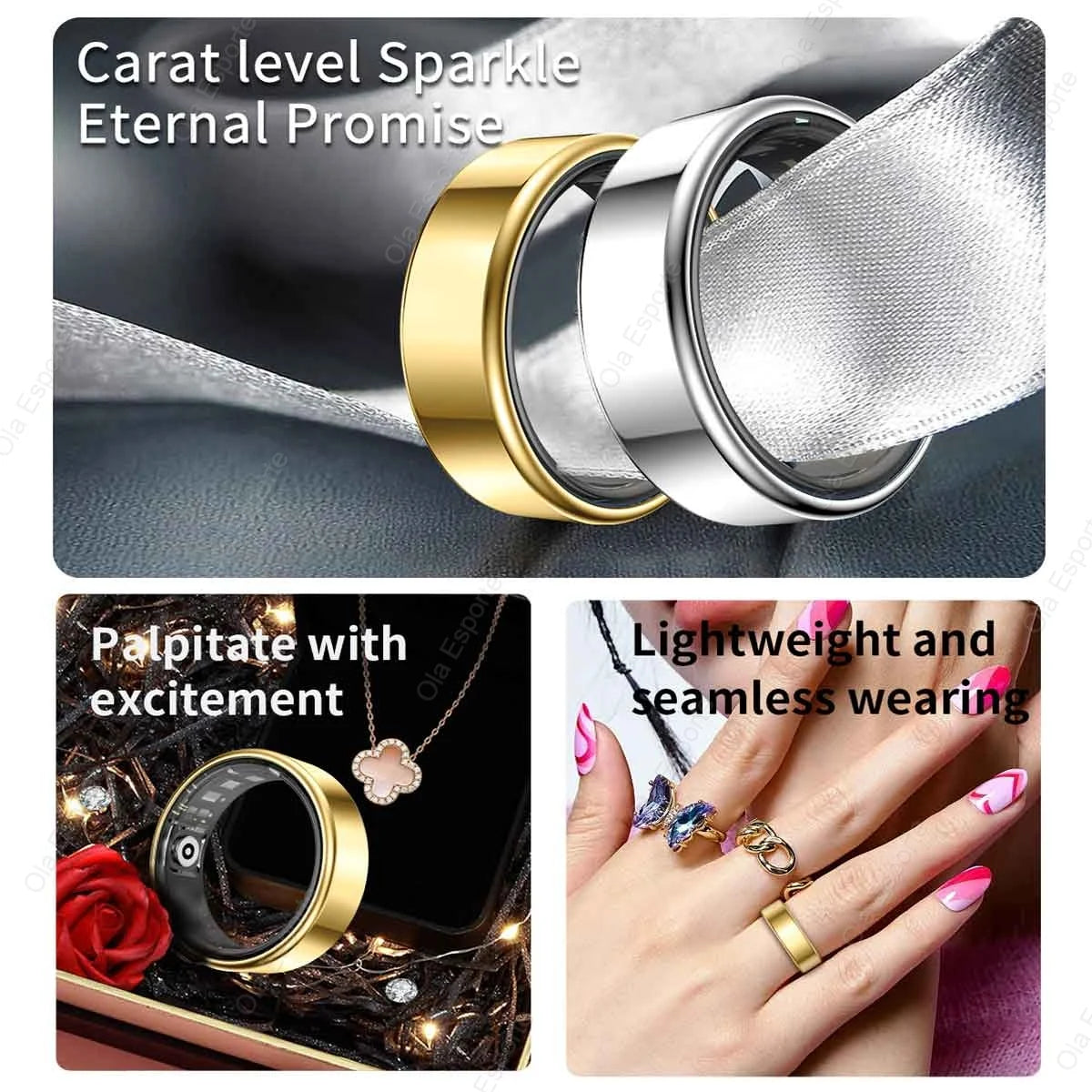 Tecaras™ Smart Ring: Style Meets Health
